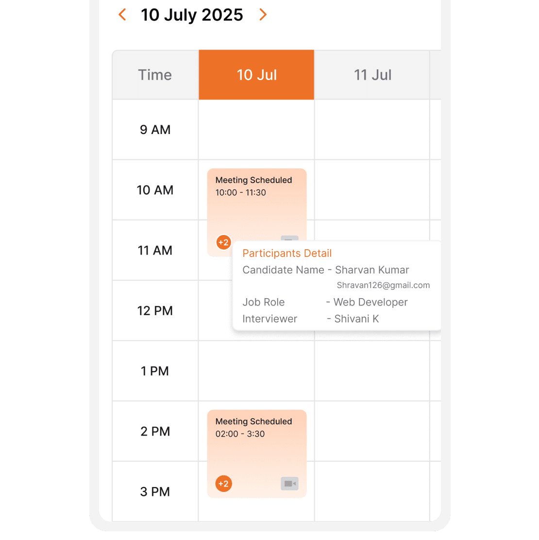 Interview Scheduling